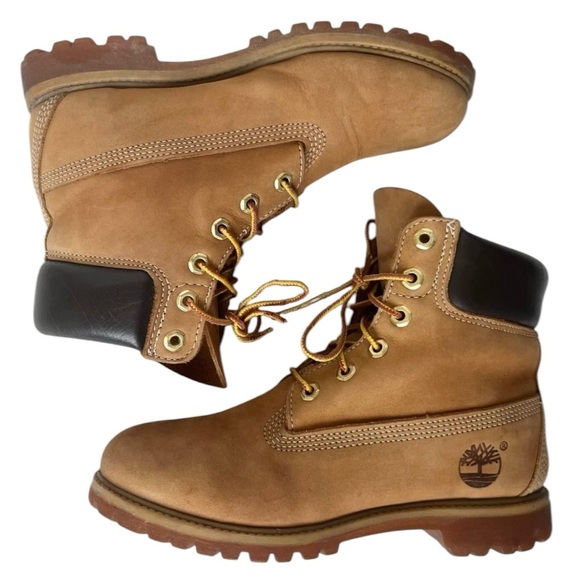 Timberland Boots Wheat Tie Up 6” Waterproof - Picture 9 of 9